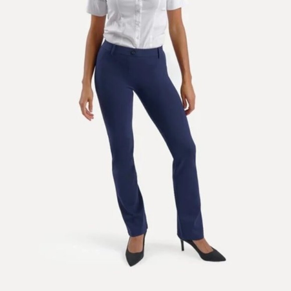 BetaBrand navy Classic Yoga straight leg pants size SP